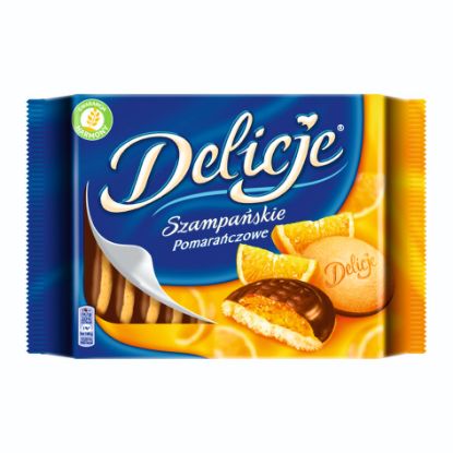 Obrazek Ciastka  Delicje 294 g  Podwójne pomarańczowe