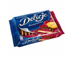 Obrazek Lu ciastka Delicje 294 g  Podwójne wiśniowe