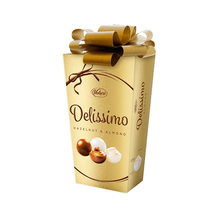 Obrazek Vobro bomboniera Delissimo Hazelnut i Almond 182g 