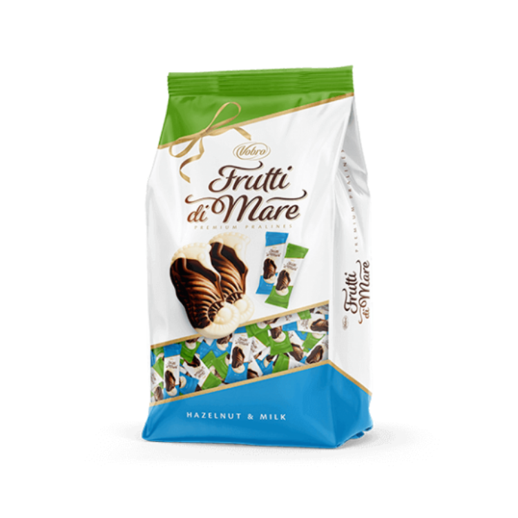 Obrazek Vobro cukierki Owoce Morza Hazelnut & Milk 1 kg