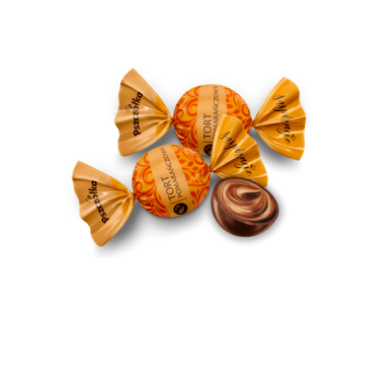 Obrazek Pszczółka cukierki Inspiracje Tort Pomarańczowy1kg