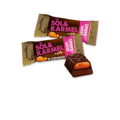 Obrazek Pszczółka cukierki Sól i Karmel 2 kg