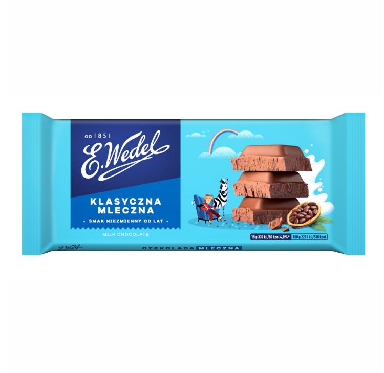 Obrazek Wedel czekolada 90g  klasyczna MELCZNA 