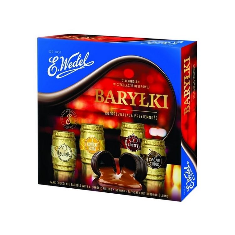Obrazek Wedel bomboniera Baryłki 200g