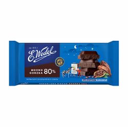 Obrazek Wedel czekolada Mocno Gorzka 80g 80% kakao