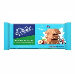 Obrazek Wedel czekolada mleczna z orzechem laskowymi 80g