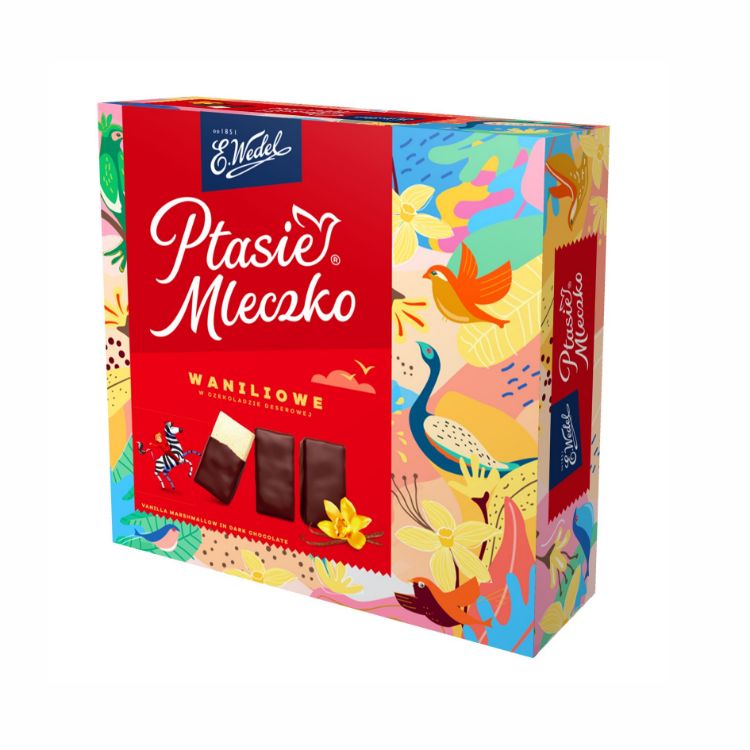 Obrazek Wedel  Ptasie Mleczko 340g WANILIA 