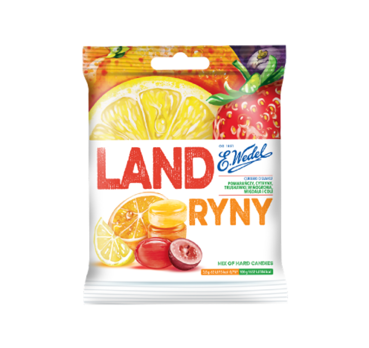 Obrazek Wedel LANDRYNY owocowe  90g