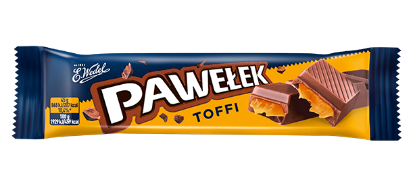 Obrazek Wedel Baton Pawełek TOFFI 45g - 24 szt