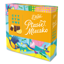 Obrazek Wedel Ptasie Mleczko 340g CYTRYNOWE