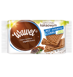 Obrazek Wawel wafle bezcukrowe kakaowe 110G