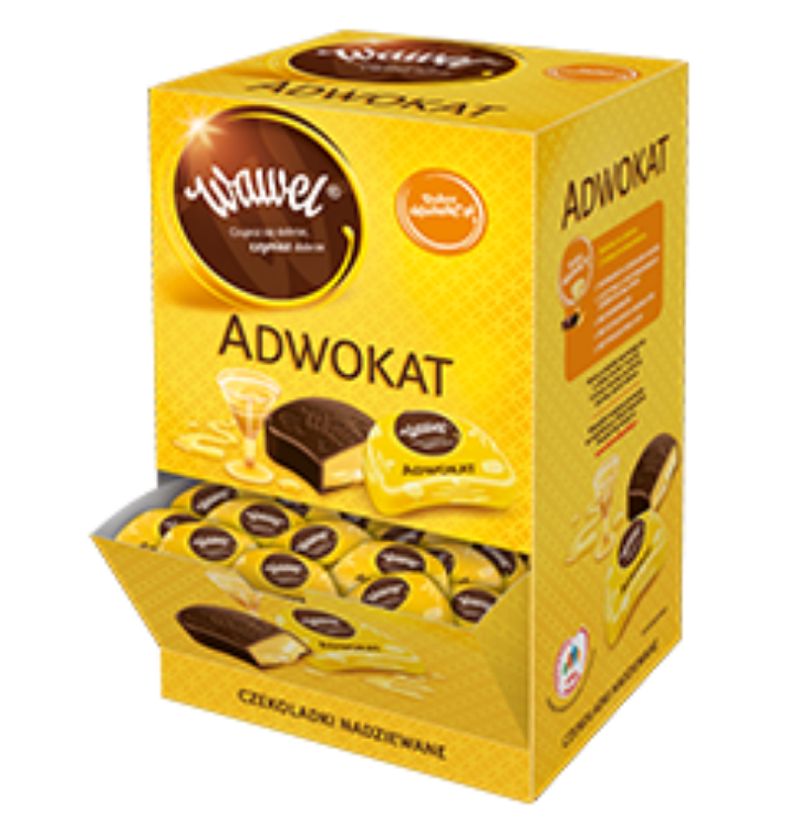 Obrazek Wawel cukierki czekoladki Advokat luz 2,4 kg