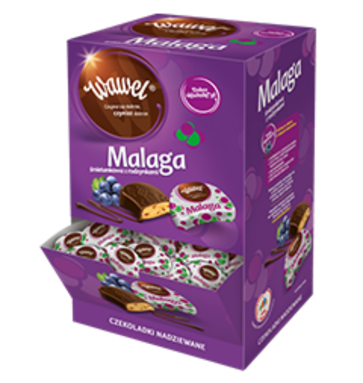 Obrazek Wawel cukierki czekoladki Malaga  2,5kg