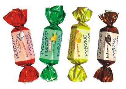 Obrazek Gibar cukierki Pyszne Mleczko Zawijane 2,5kg