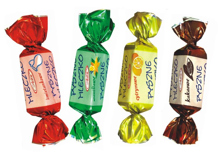 Obrazek Gibar cukierki Pyszne Mleczko Zawijane 2,5kg