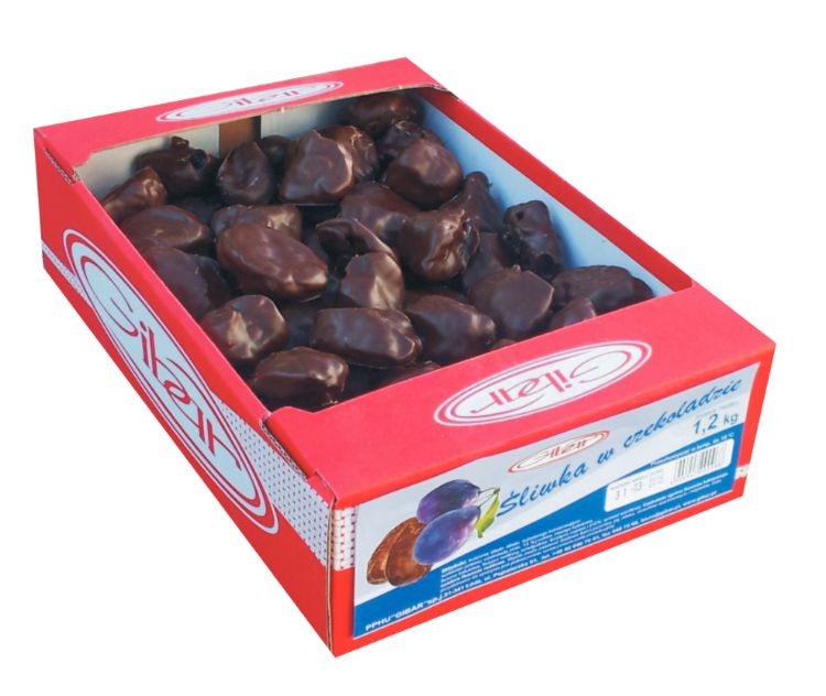 Obrazek Gibar śliwka w czekoladzie niezawijana  1,2kg