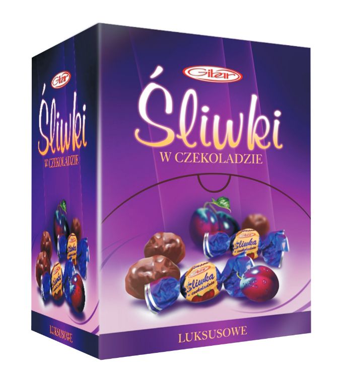 Obrazek Gibar cukierki Śliwka w czekoladadzie 2,5kg