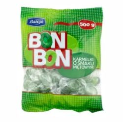Obrazek Bomilla cukierki Karmelki MIĘTOWE  500g