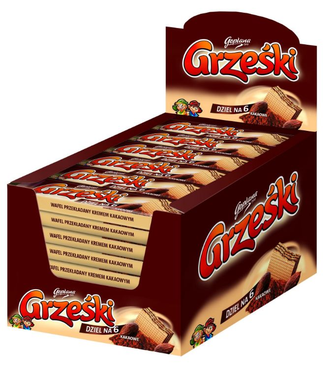 Obrazek Kaliszanka Grześki BRĄZOWE 26g/ 36 szt