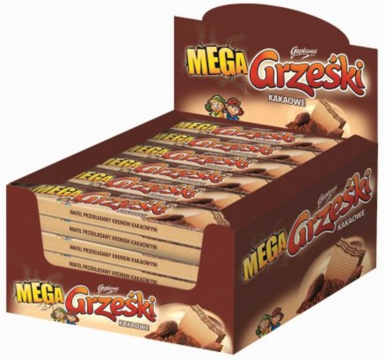 Obrazek Kaliszanka Grześki Mega SUCHE 34g/ 32 szt
