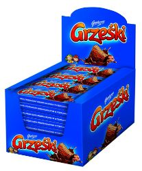 Obrazek Kaliszanka wafle Grześki Niebieskie 36g/36 szt