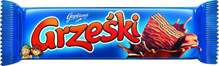 Obrazek Kaliszanka wafle Grześki Niebieskie 36g/36 szt