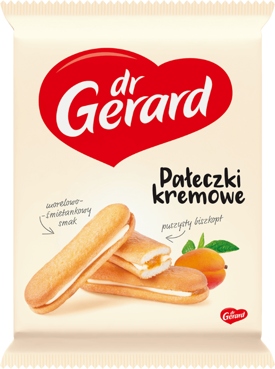 Obrazek Lider ciastka Biszkopt Morelowo- śmietankowy 200g 