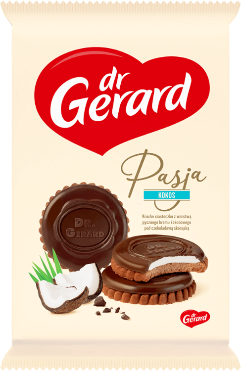 Obrazek Lider ciastka Pasja KOKOS  170g