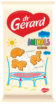 Obrazek Lider ciastka Zwierzaki Zdobione 300g