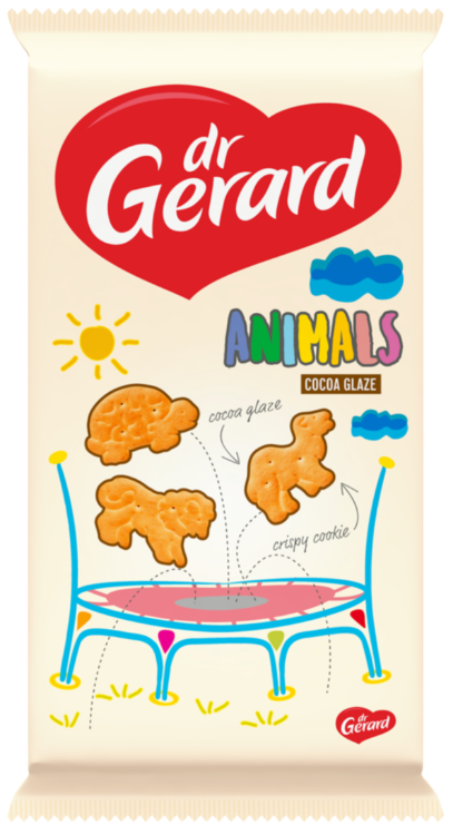 Obrazek Lider ciastka Zwierzaki Zdobione 300g