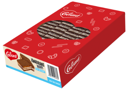 Obrazek Lider wafelki Kwadrans Black 850g