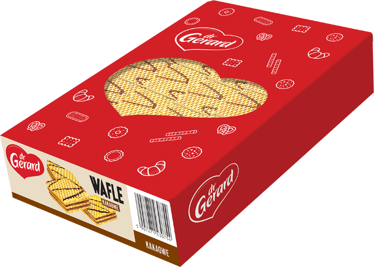 Obrazek Lider wafelki  Kwadrans White 800g