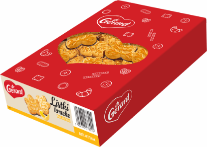 Obrazek Lider Herbatniki Listki Maślane Dekorowane 650g