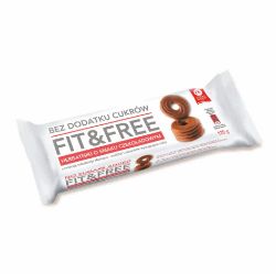 Obrazek Nysa ciastka FIT&FREE Czekoladowe 120g