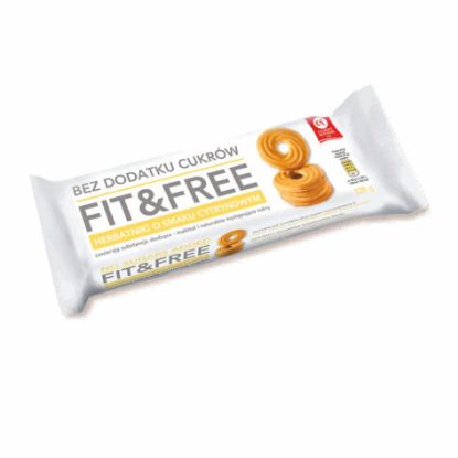 Obrazek Nysa ciastka Fit&Free CYTRYNOWE 120g