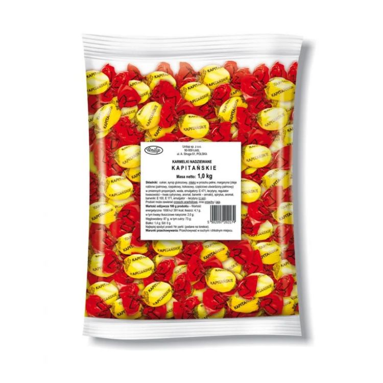 Obrazek Optima cukierki KAPITAŃSKIE 1 KG 