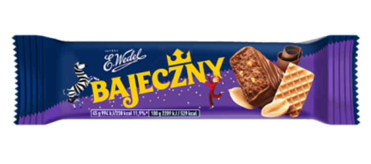 Obrazek Wedel Baton Bajeczny 45g - 24 szt