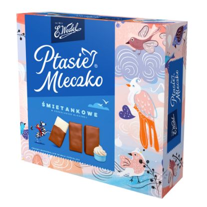 Obrazek Wedel Ptasie Mleczko 340g Śmietankowe