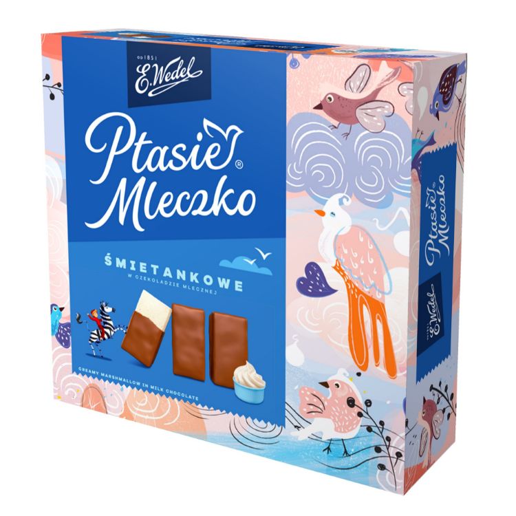 Obrazek Wedel Ptasie Mleczko 340g Śmietankowe