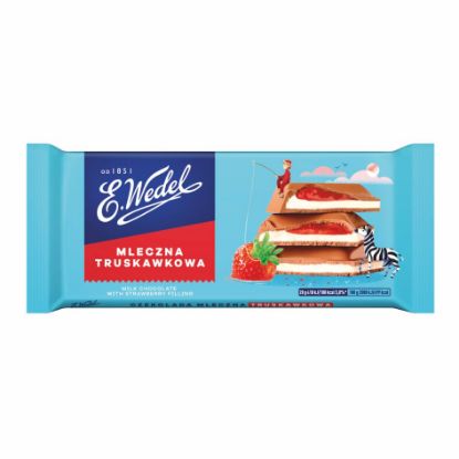 Obrazek Wedel Czekolada 100g Truskawkowa