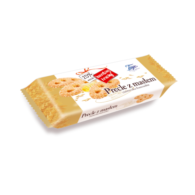 Obrazek Tago ciastka Precle z masłem 135g