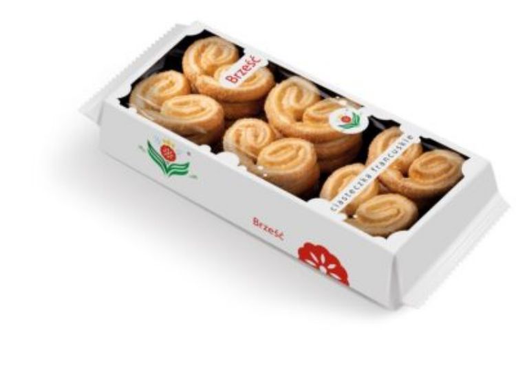 Obrazek Brześć  ciastka Francuskie Palmiers 200g