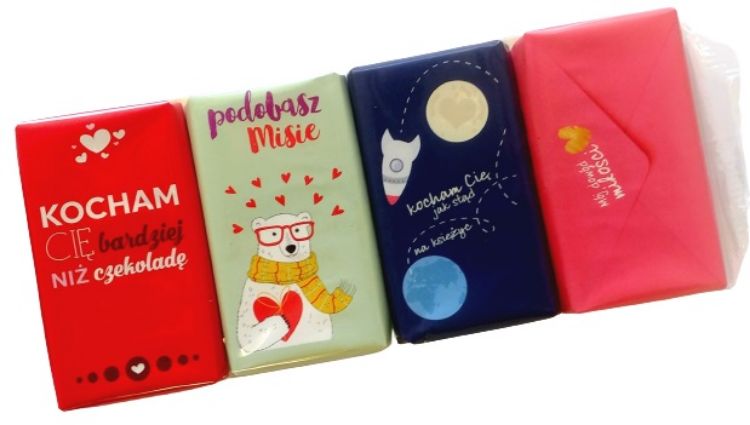 Obrazek Baron czekolada Walentynkowa 100g 