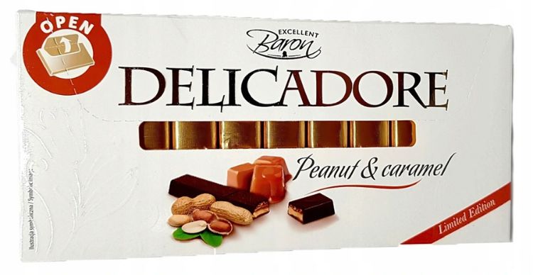 Obrazek Baron czekolada Delicadore karmel&orzech 200g