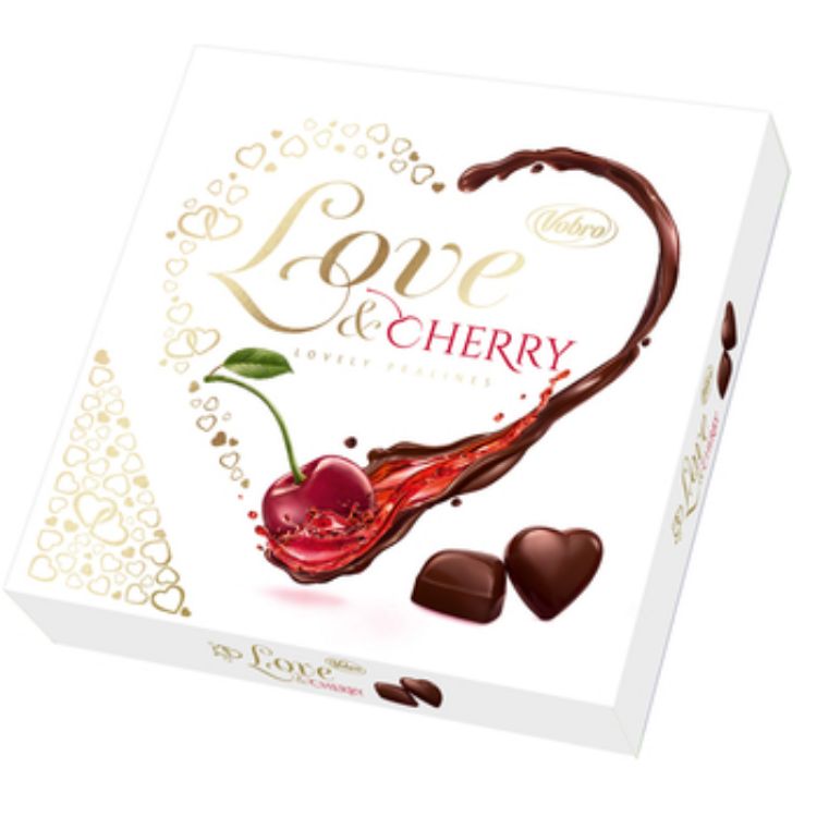 Obrazek Vobro bomboniera Love&Cherry 198g