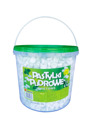 Obrazek Jedność  Wiadro Pastylki Miętowe  4kg 